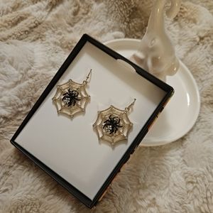 Spiderweb earrings